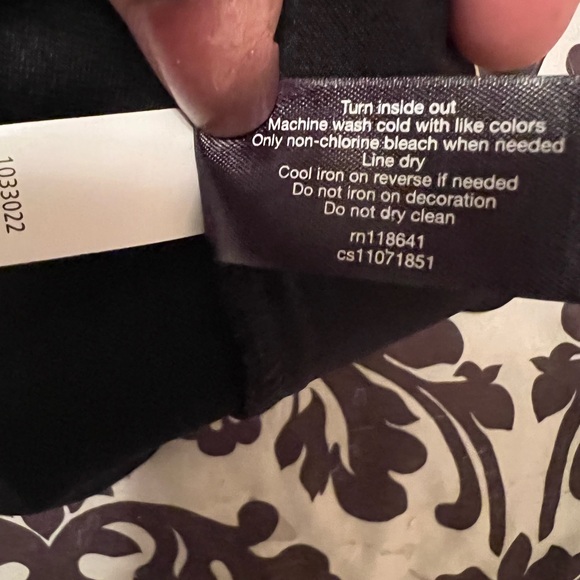 Lane Bryant Pullover Vest Like Top - 1/2 Faux Leather front with Jewels - Picture 11 of 12